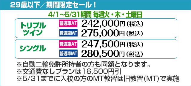 期間限定セール