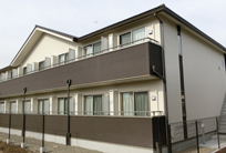 宿舎外観（ベランダ側）